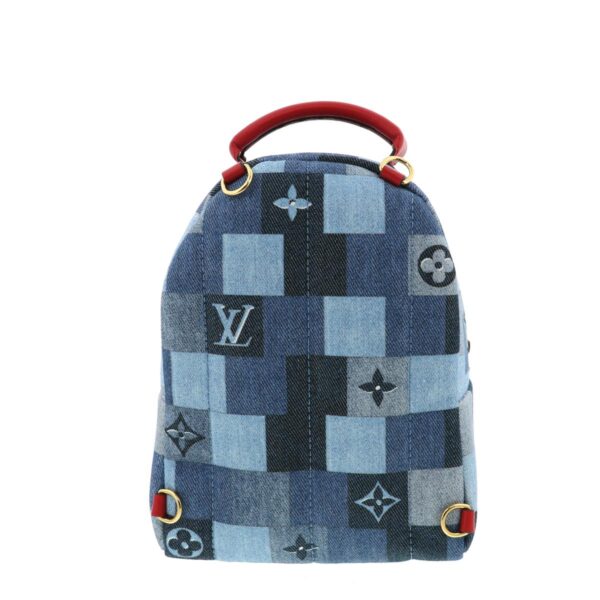 1240001020096 3 Louis Vuitton Monogram Palm Springs Backpack Mini Daypack Denim