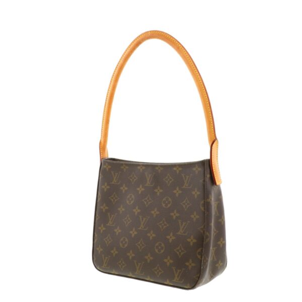 1240001021396 2 1 Louis Vuitton Monogram Looping MM Shoulder Messenger Bag Brown