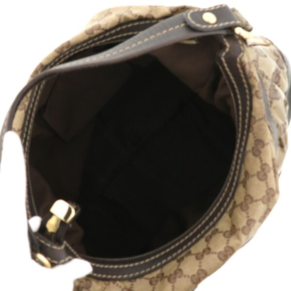 1240001022615 8 Gucci GG Canvas Crystal Mix Bag Brown