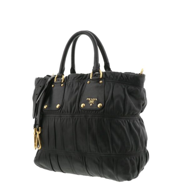 1240001022824 2 1 Prada 2way Shoulder Bag Black