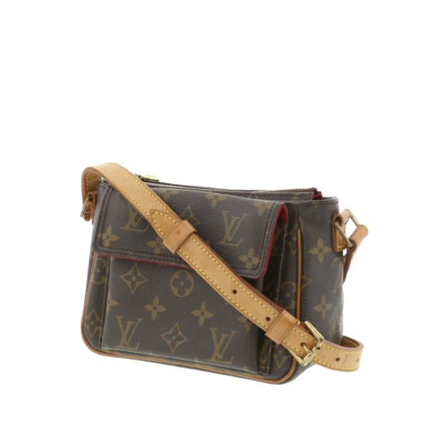 1240001023021 2 Louis Vuitton Monogram Viva Cite PM Shoulder Messenger Bag Brown