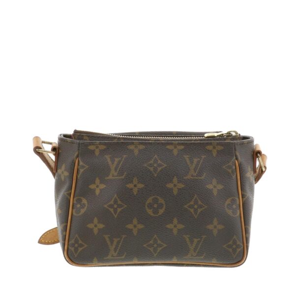 1240001023021 3 Louis Vuitton Monogram Viva Cite PM Shoulder Messenger Bag Brown