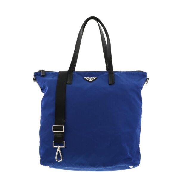 1240001023232 1 1 Prada Nylon Tote Bag Blue