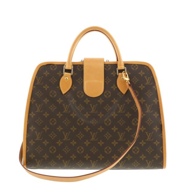 1240001023283 4 1 Louis Vuitton Monogram Rivoli Tote Bag Brown