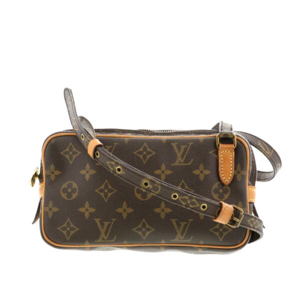 1240001023367 1 Louis Vuitton Monogram Pochette Marly Bandouliere Bag Brown