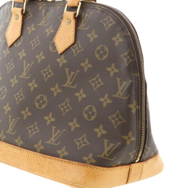 1240001024070 4 Louis Vuitton Monogram Alma Handbag Brown