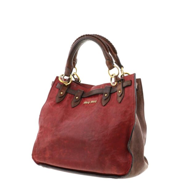 1240001024136 2 Miu Miu Handbag Red