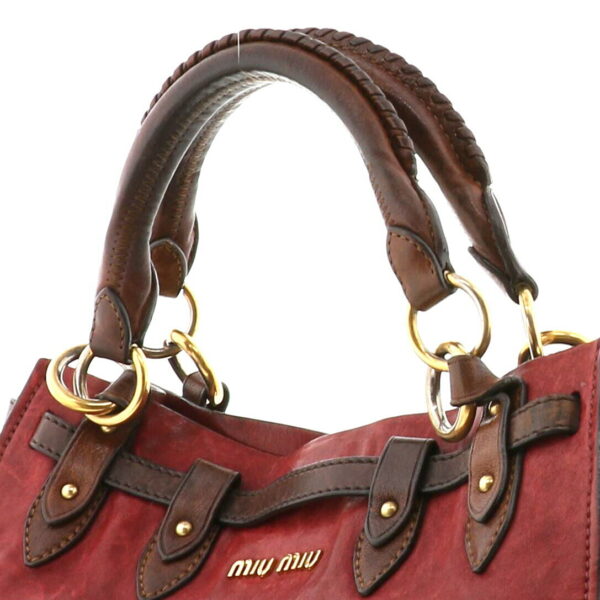 1240001024136 3 Miu Miu Handbag Red