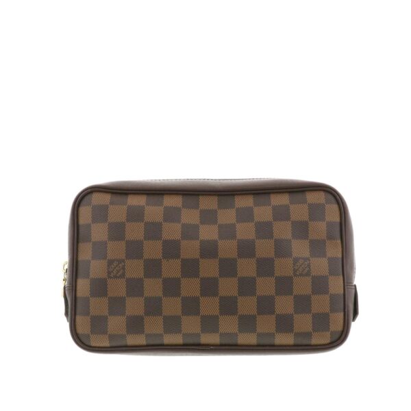 1240001024528 1 Louis Vuitton Trousse Toilette Clutch Bag Damier Ebene