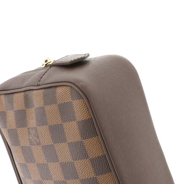 1240001024528 5 Louis Vuitton Trousse Toilette Clutch Bag Damier Ebene