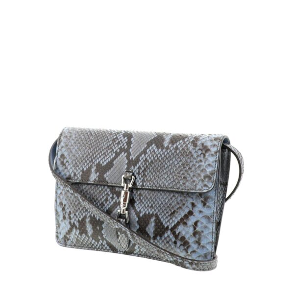 1240001025209 2 Gucci Python Shoulder Bag Blue