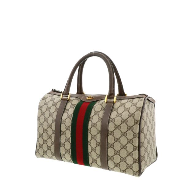 1240001025443 2 Gucci Sherry Line Bag GG Canvas Brown