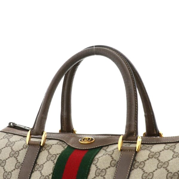 1240001025443 3 Gucci Sherry Line Bag GG Canvas Brown