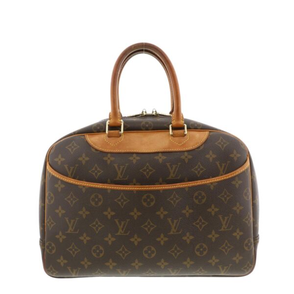 1240001025669 1 Louis Vuitton Bowling Vanity Deauville Handbag Monogram Brown