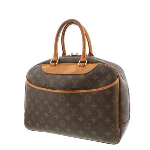 1240001025669 2 Louis Vuitton Bowling Vanity Deauville Handbag Monogram Brown