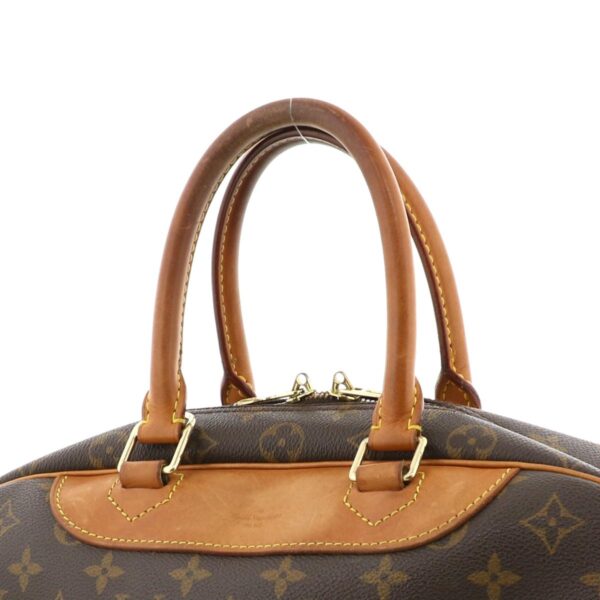 1240001025669 3 Louis Vuitton Bowling Vanity Deauville Handbag Monogram Brown