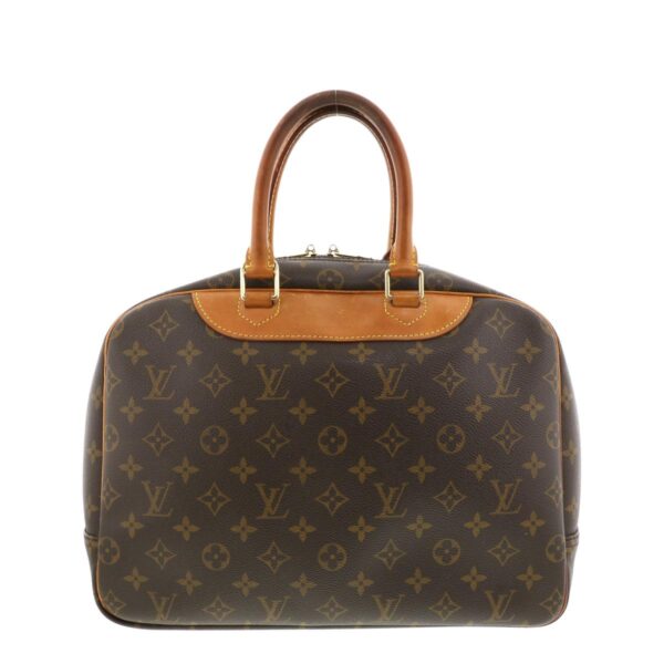 1240001025669 4 Louis Vuitton Bowling Vanity Deauville Handbag Monogram Brown