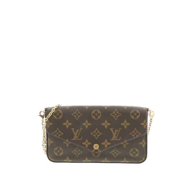 1240001025706 1 Louis Vuitton Pochette Felicie Wallet Shoulder Bag Monogram