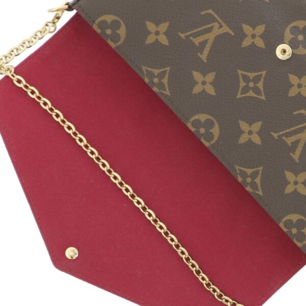 1240001025706 5 Louis Vuitton Pochette Felicie Wallet Shoulder Bag Monogram