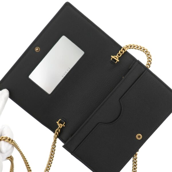 1240001026159 5 Gucci Chain Wallet Black