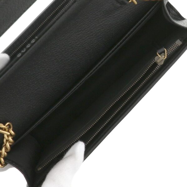 1240001026159 6 Gucci Chain Wallet Black