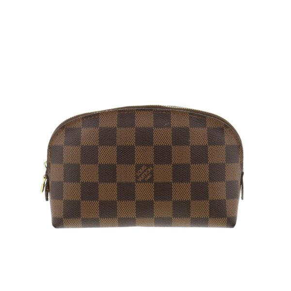 1240001026645 1 1 Louis Vuitton Pochette Clutch Bag Damier Ebene Brown