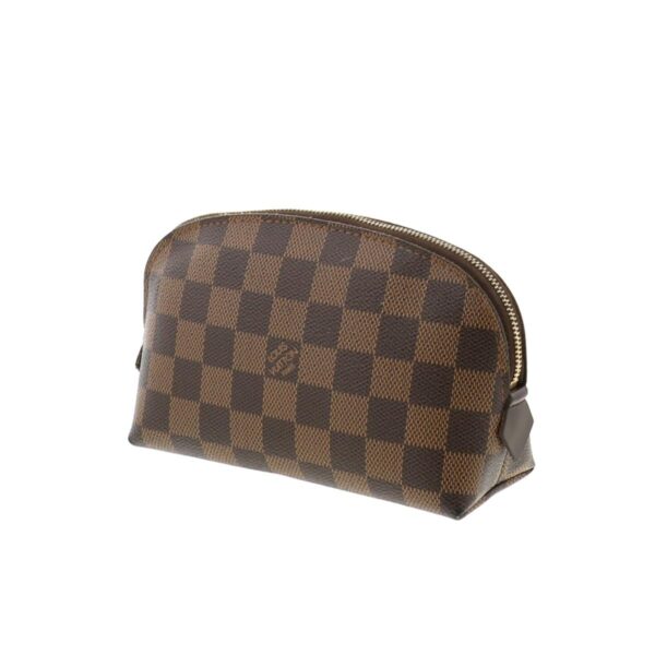 1240001026645 2 1 Louis Vuitton Pochette Clutch Bag Damier Ebene Brown