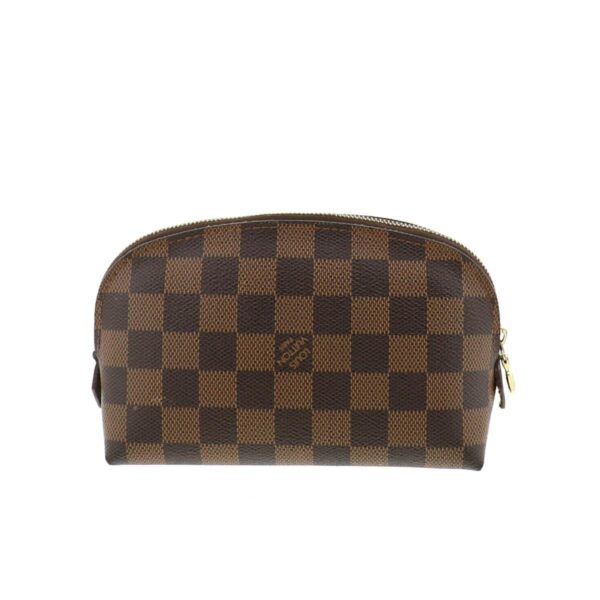 1240001026645 3 1 Louis Vuitton Pochette Clutch Bag Damier Ebene Brown