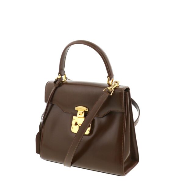 1240001027039 2 Gucci Mini Lady Lock Two Way Handbag Brown