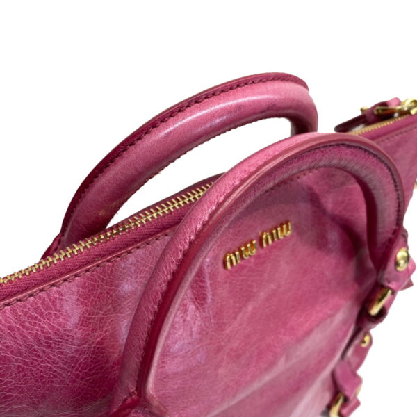 1240001027174 3 Miu Miu 2way Handbag Pink