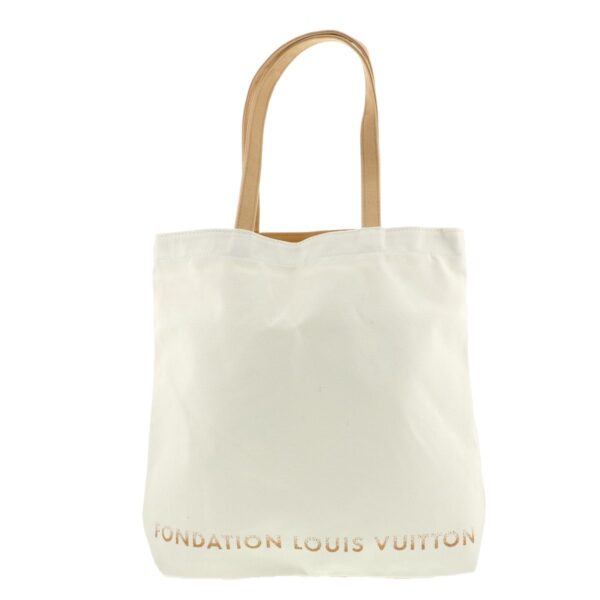 1240001027365 2 Louis Vuitton Foundation Tote with Pouch Beige