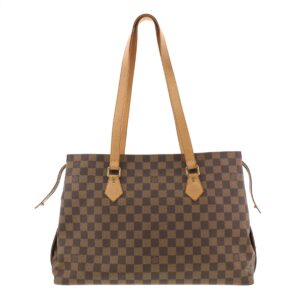 1240001027673 1 Gucci Mini Bag Jumbo GG Canvas Camel Ebony Brown