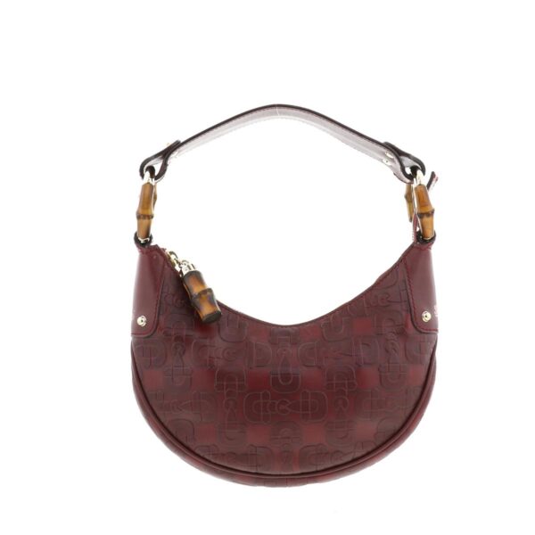 1240001027849 1 Gucci Bamboo Handbag Bordeaux