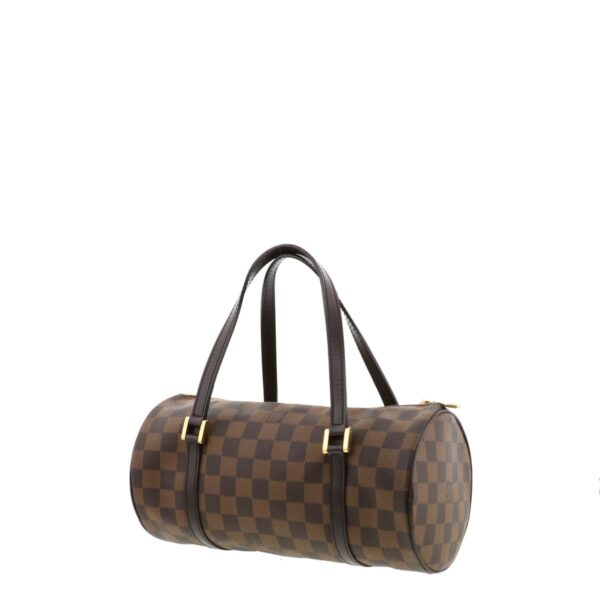 1240001028240 2 Louis Vuitton Papillon Handbag Damier Ebene Brown