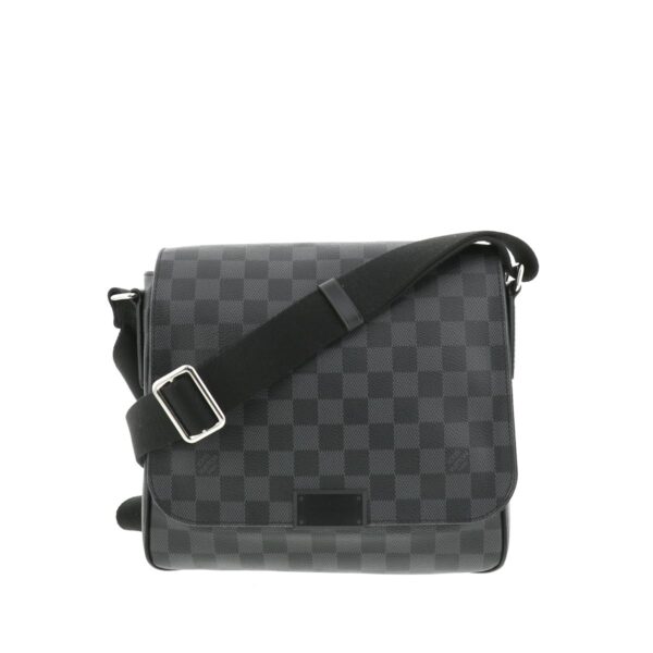 1240001028578 1 Louis Vuitton District PM Shoulder Bag Damier Graphite