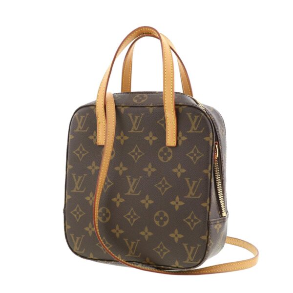 1240001028704 1 Louis Vuitton Spontini Handbag Monogram Brown