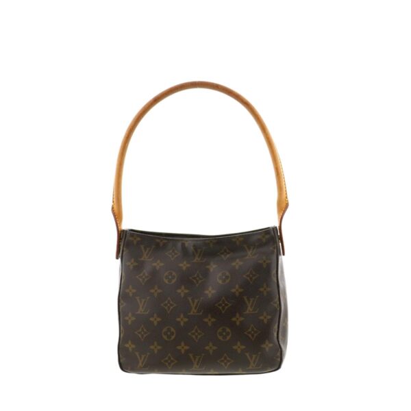 1240001028755 1 Louis Vuitton Looping MM Shoulder Bag Monogram Brown