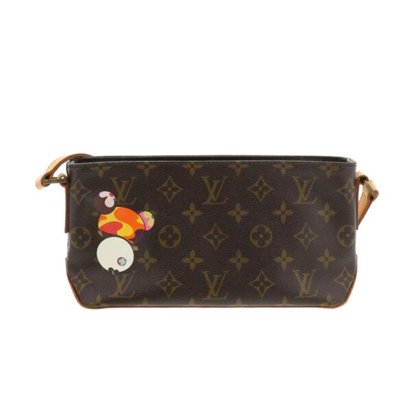 1240001028918 3 Louis Vuitton Trotter Panda Shoulder Bag Monogram Brown