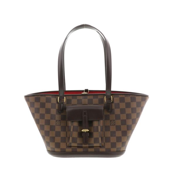 1240001028932 1 Louis Vuitton Manosque PM Tote Bag Damier Ebene