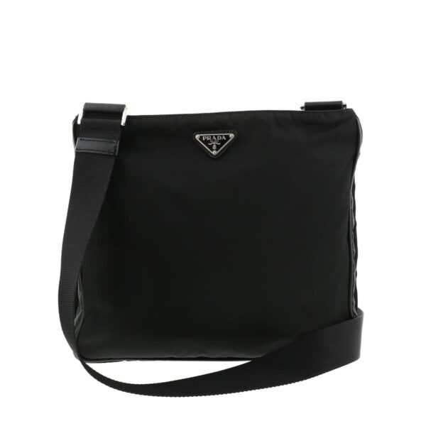 1240001029029 1 Prada Nylon Shoulder Bag Black