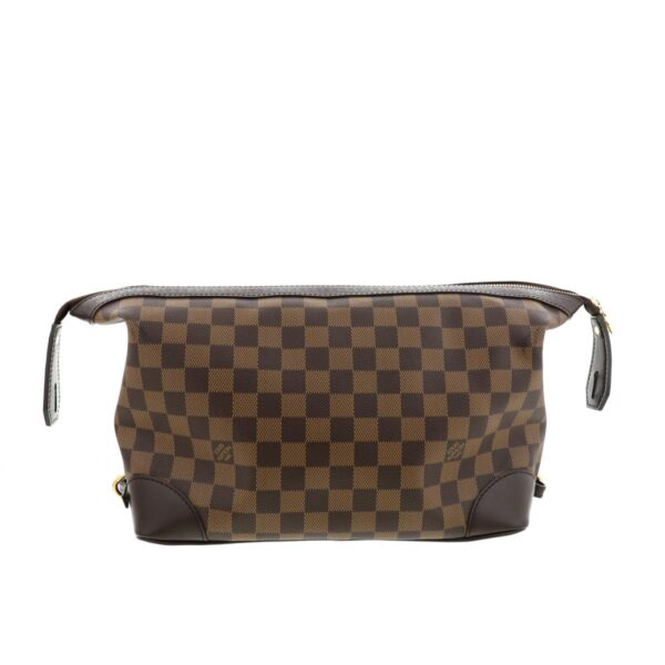 1240001029139 1 Louis Vuitton Ebene Clutch Damier Brown