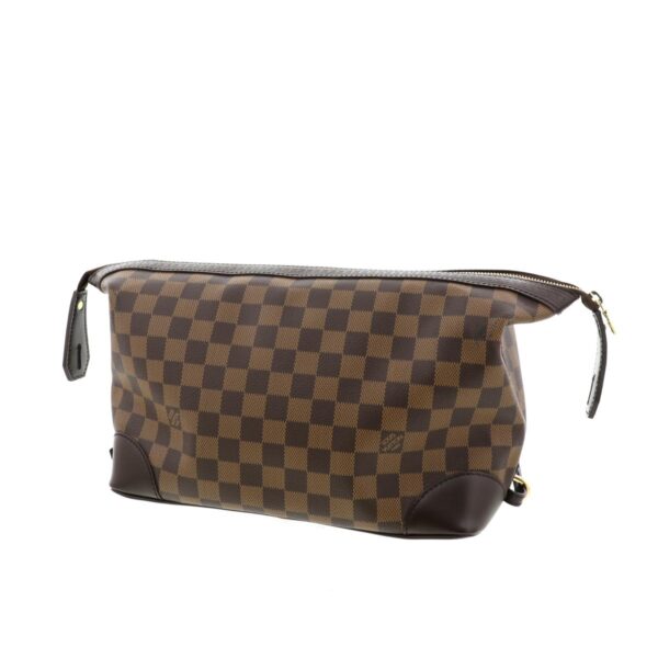 1240001029139 2 Louis Vuitton Ebene Clutch Damier Brown