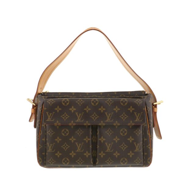 1240001029162 1 Louis Vuitton Viva Cité GM Handbag Monogram Brown