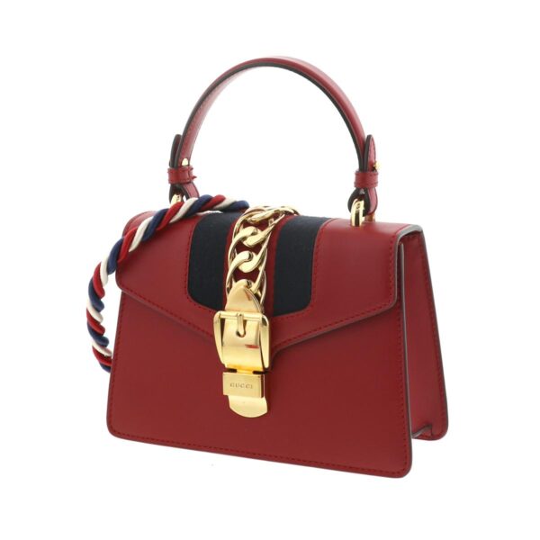 1240001029471 2 Gucci Sylvie Two Way Handbag Red