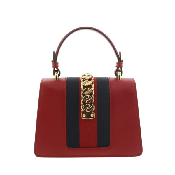 1240001029471 4 Gucci Sylvie Two Way Handbag Red