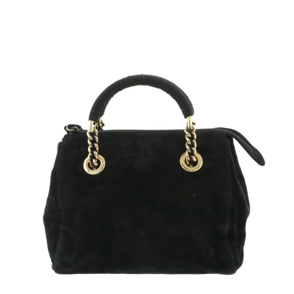 1240001029484 1 Prada Suede Tote Bag Black