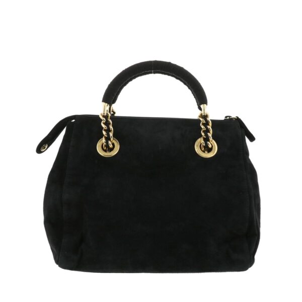 1240001029484 3 Prada Suede Tote Bag Black