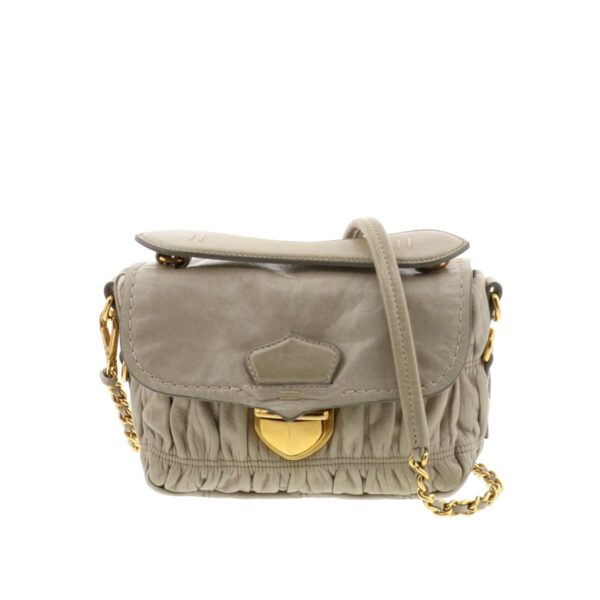 1240001029892 1 Prada 2way Shoulder Bag Khaki