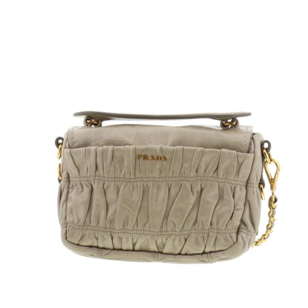 1240001029892 3 Prada 2way Shoulder Bag Khaki