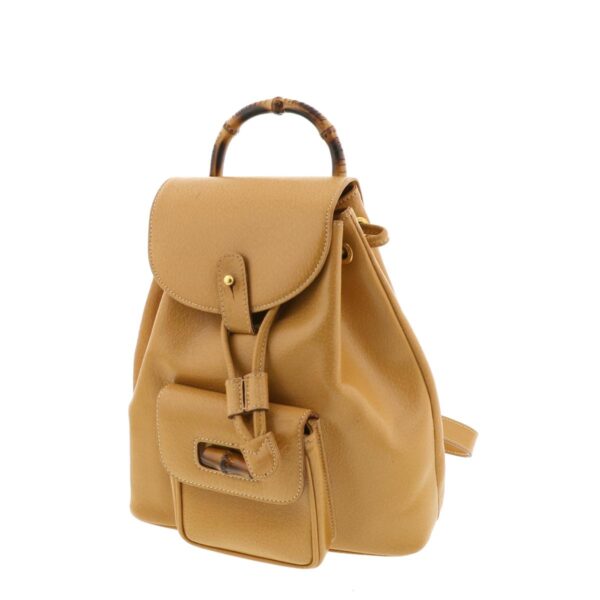 1240001030170 2 Gucci Bamboo Rucksack Brown